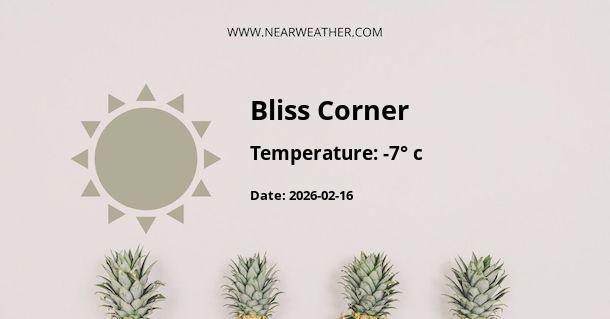 Weather in Bliss Corner
