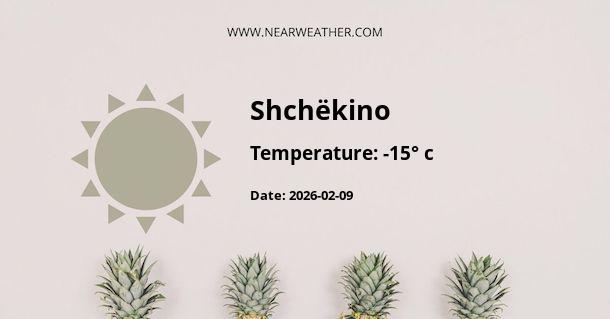 Weather in Shchëkino