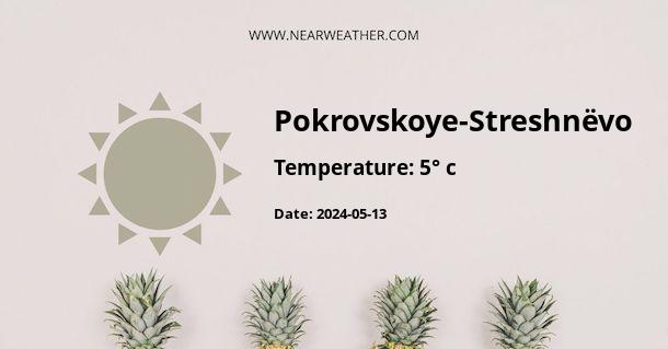 Weather in Pokrovskoye-Streshnëvo