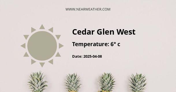 Weather in Cedar Glen West