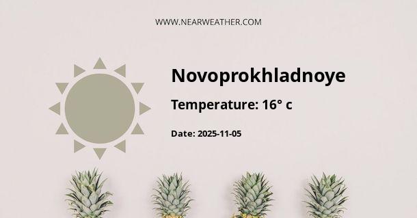 Weather in Novoprokhladnoye