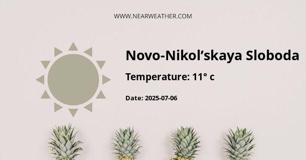 Weather in Novo-Nikol’skaya Sloboda