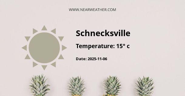 Weather in Schnecksville