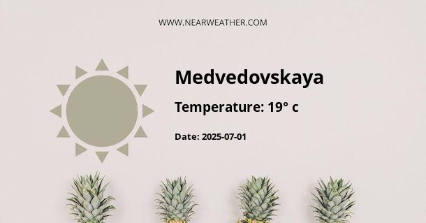 Weather in Medvedovskaya