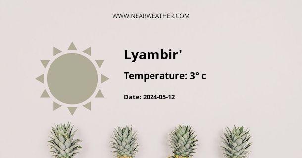 Weather in Lyambir'