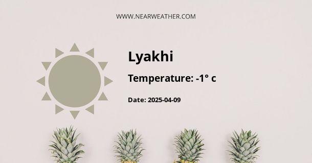 Weather in Lyakhi