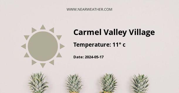 Weather in Carmel Valley Village