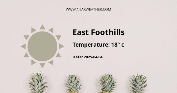 Weather in East Foothills