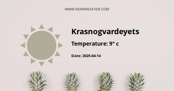 Weather in Krasnogvardeyets