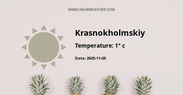Weather in Krasnokholmskiy