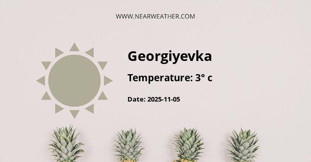 Weather in Georgiyevka