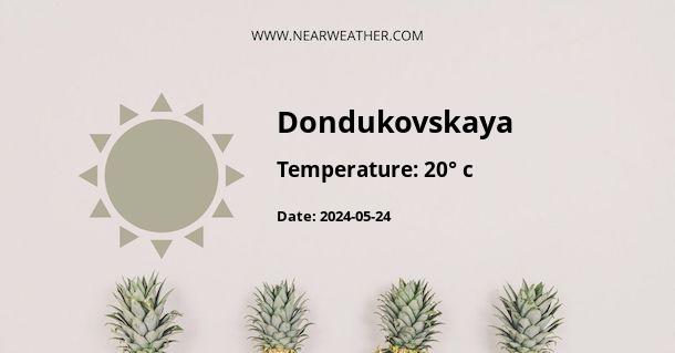 Weather in Dondukovskaya