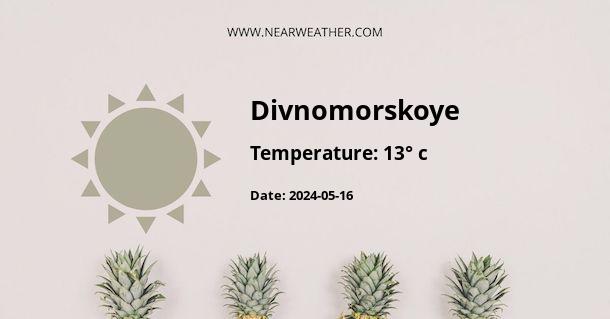 Weather in Divnomorskoye