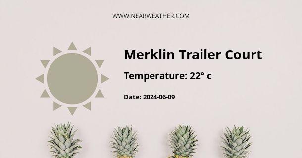 Weather in Merklin Trailer Court