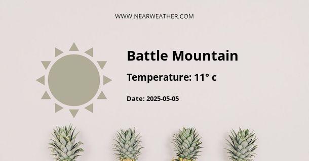 Weather in Battle Mountain