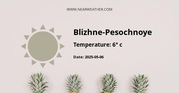 Weather in Blizhne-Pesochnoye