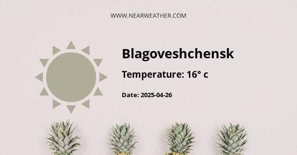 Weather in Blagoveshchensk