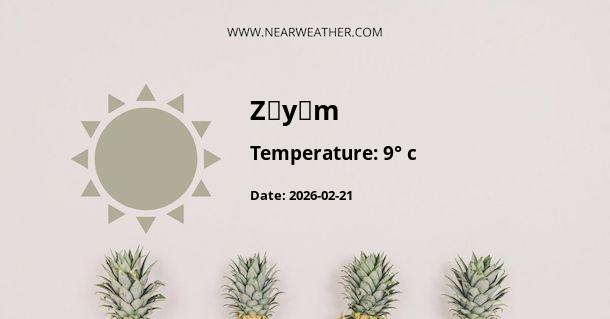 Weather in Zǝyǝm