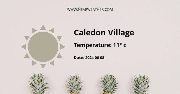 Weather in Caledon Village
