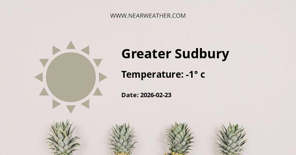 Weather in Greater Sudbury