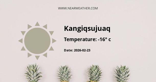 Weather in Kangiqsujuaq