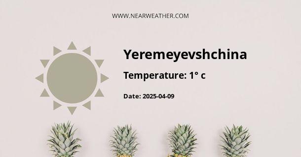 Weather in Yeremeyevshchina