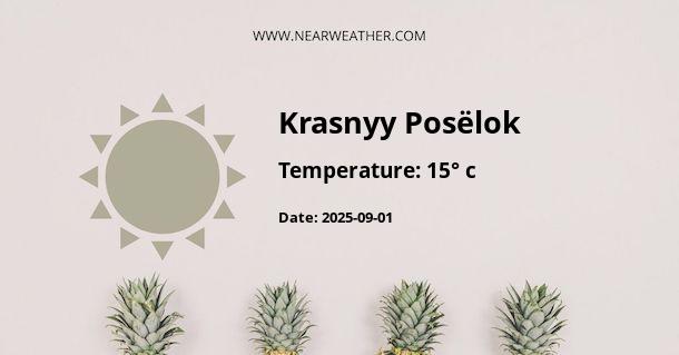 Weather in Krasnyy Posëlok