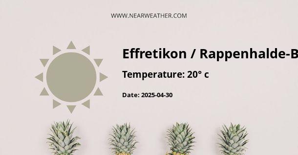 Weather in Effretikon / Rappenhalde-Bannhalde