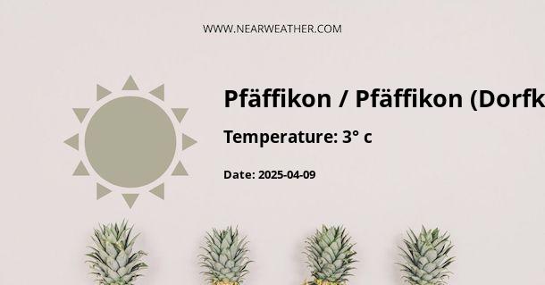 Weather in Pfäffikon / Pfäffikon (Dorfkern)