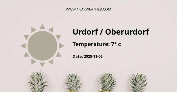 Weather in Urdorf / Oberurdorf