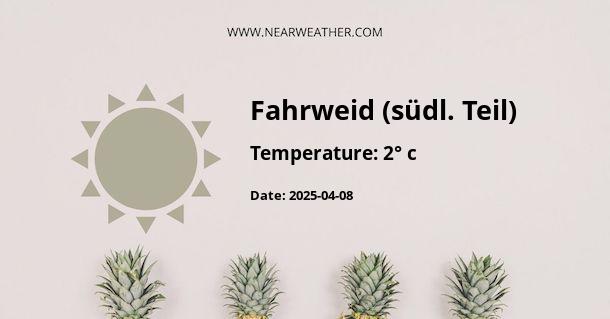 Weather in Fahrweid (südl. Teil)