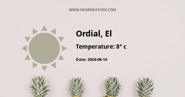 Weather in Ordial, El