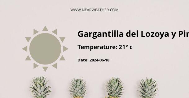 Weather in Gargantilla del Lozoya y Pinilla de Buitrago