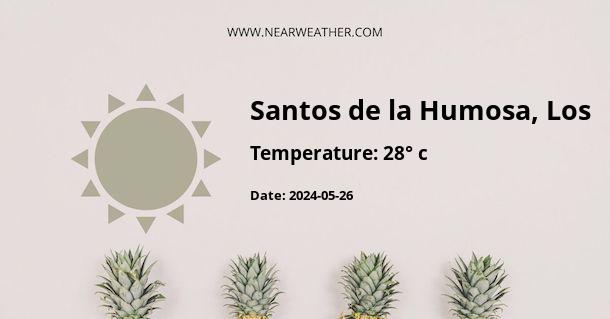Weather in Santos de la Humosa, Los