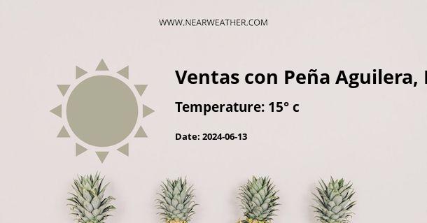 Weather in Ventas con Peña Aguilera, Las