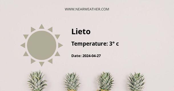 Weather in Lieto