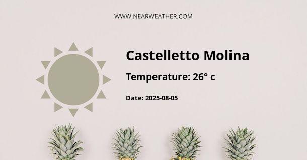 Weather in Castelletto Molina