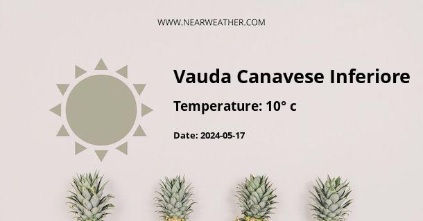 Weather in Vauda Canavese Inferiore