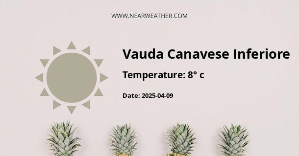 Weather in Vauda Canavese Inferiore