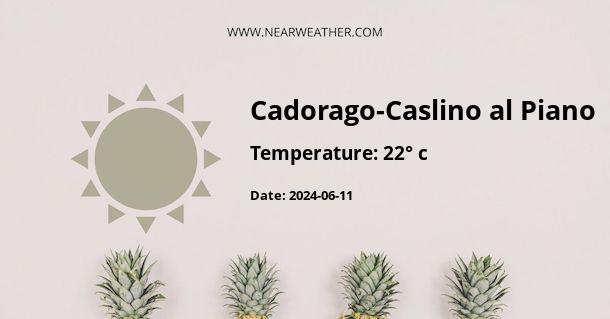 Weather in Cadorago-Caslino al Piano