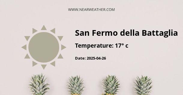 Weather in San Fermo della Battaglia