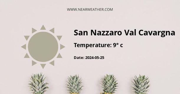 Weather in San Nazzaro Val Cavargna