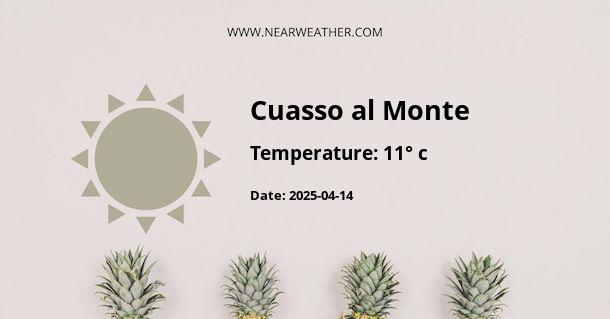 Weather in Cuasso al Monte