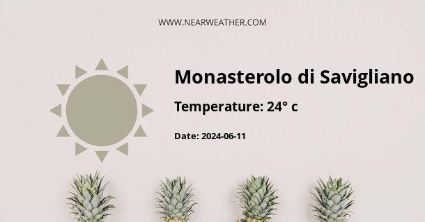 Weather in Monasterolo di Savigliano