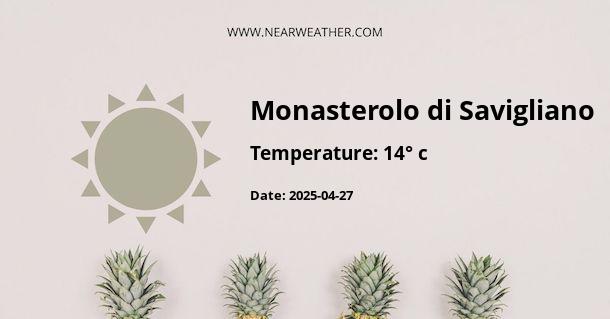 Weather in Monasterolo di Savigliano