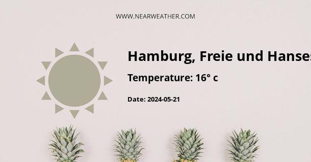 Weather in Hamburg, Freie und Hansestadt