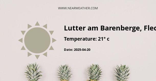 Weather in Lutter am Barenberge, Flecken