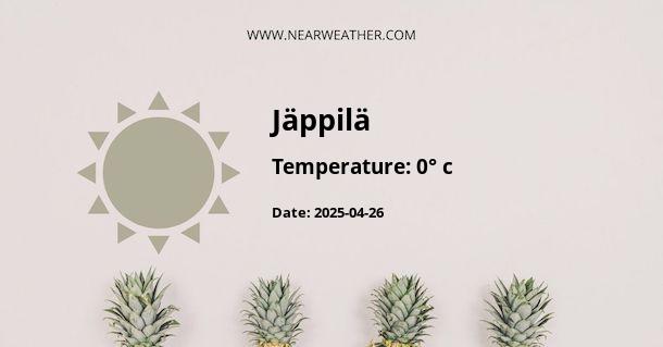 Weather in Jäppilä