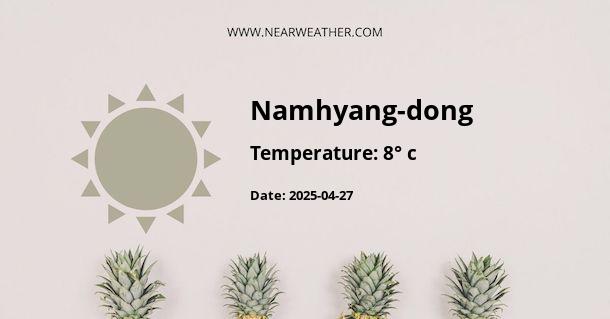 Weather in Namhyang-dong