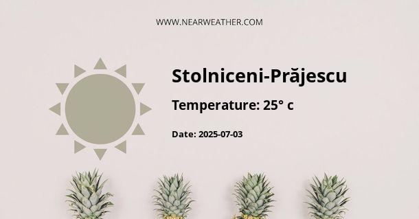 Weather in Stolniceni-Prăjescu